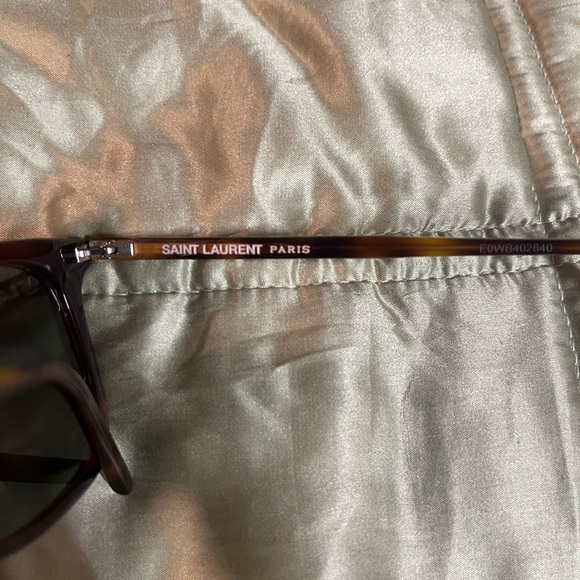 Saint Laurent Tortoise Shell Sunglasses - Picture 2 of 4